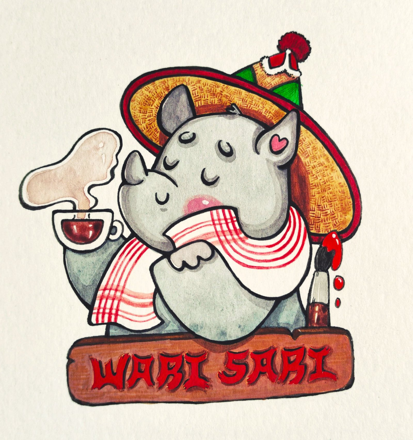 Wabi Sabi Mascot
